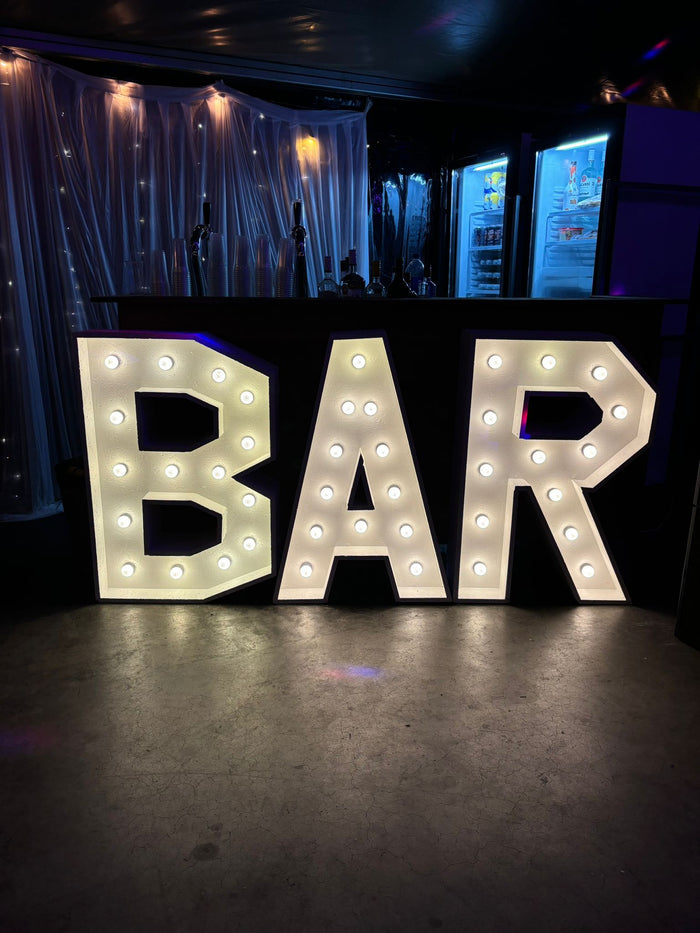 Lichtletters en cijfers huren