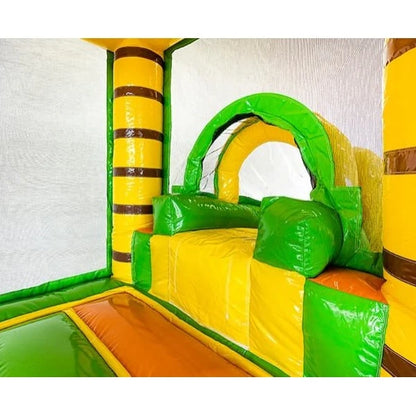 Springkussen Mini Jungle Slide